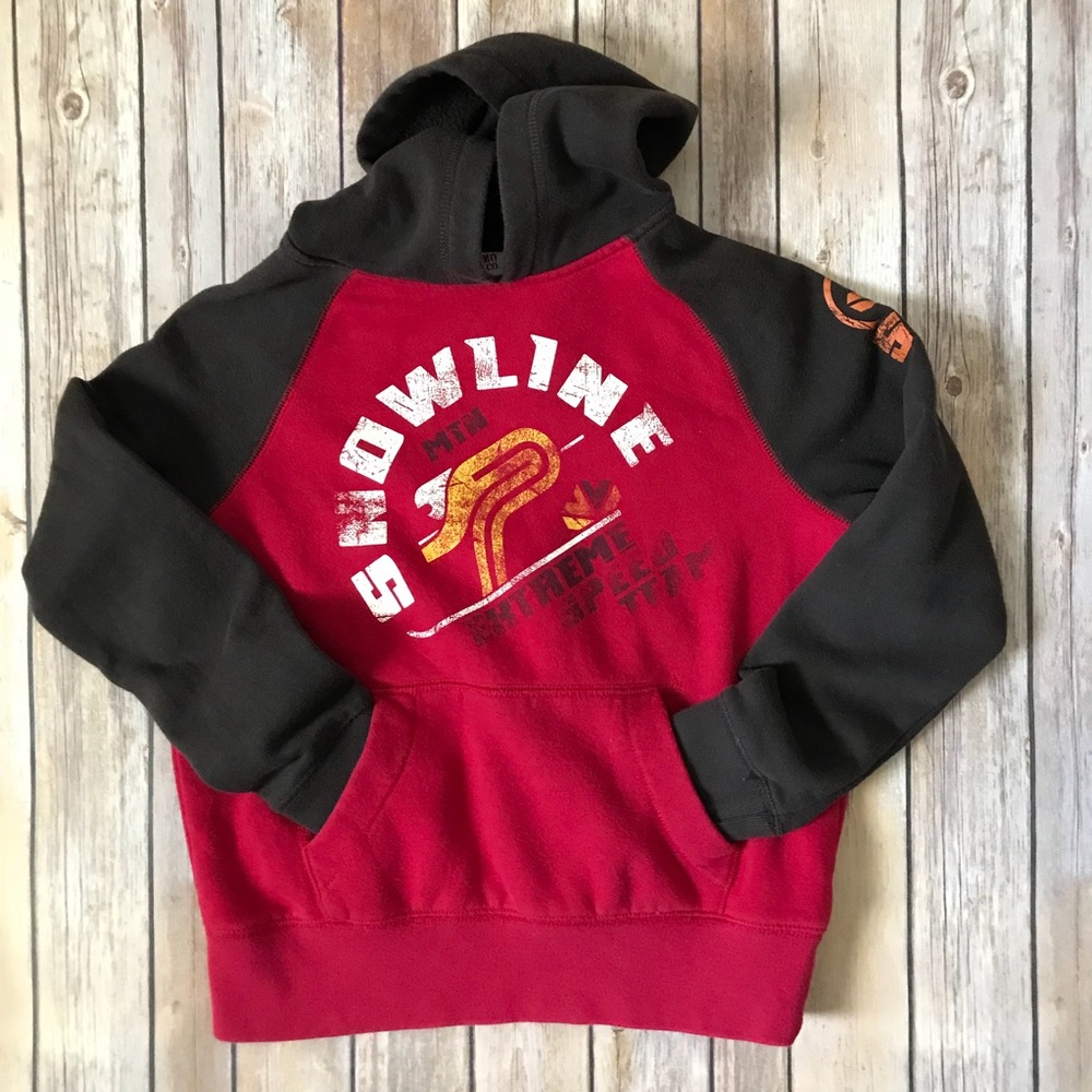 Mossimo- Red and Brown Hoodie (8/10)